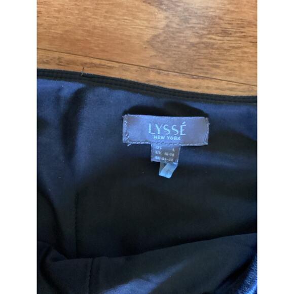 Lysse New York Pull On Wide Leg Jean Raw Hem Size Large - Picture 3 of 6